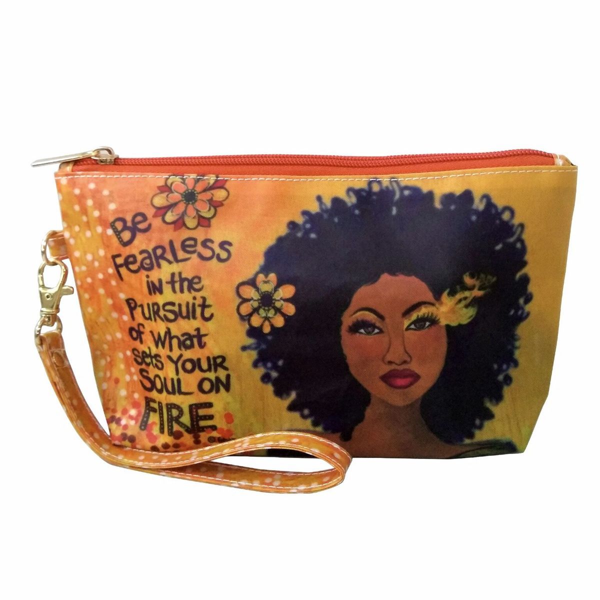 Be Fearless ... Set Your Soul Cosmetic Pouch