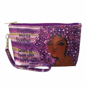 Everything Works Together Cosmetic Pouch by 'Gbaby' Cohen