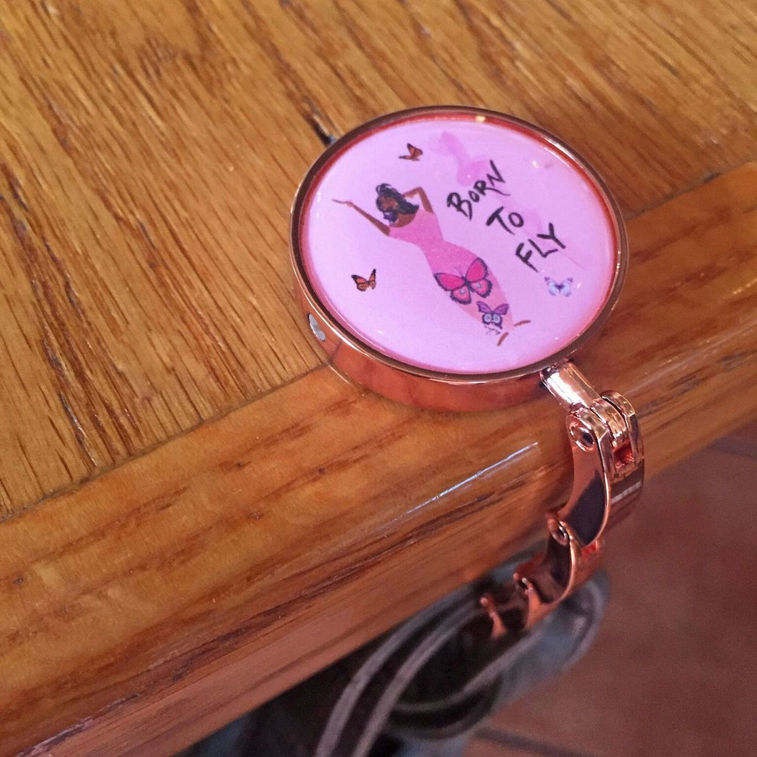 Born To Fly Purse Hanger