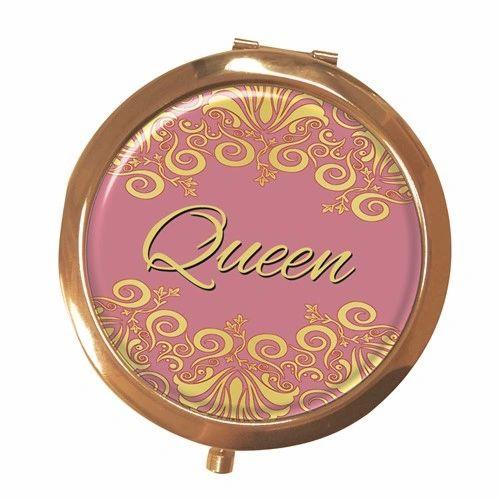 Pink Queen Pocket Mirror