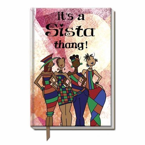 It's A Sista Thang Cloth Journal art by Kiwi McDowell