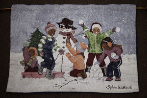 Snow Day Tapestry by Sylvia Walker alt