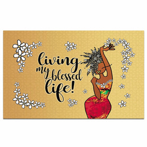 Living my Blessed Life Interior Floor Mat