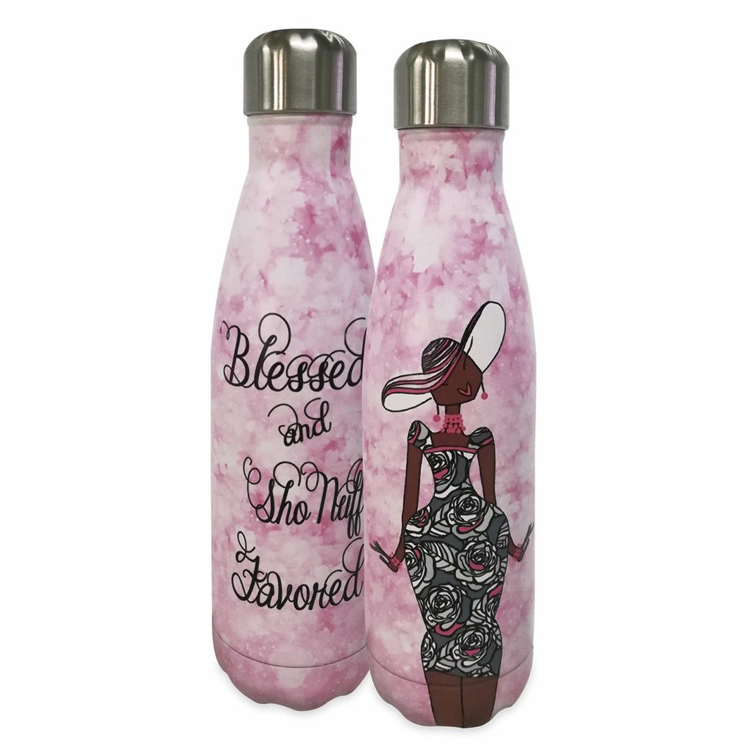 Blessed and Sho Nuff Stainless Steel Water Bottle