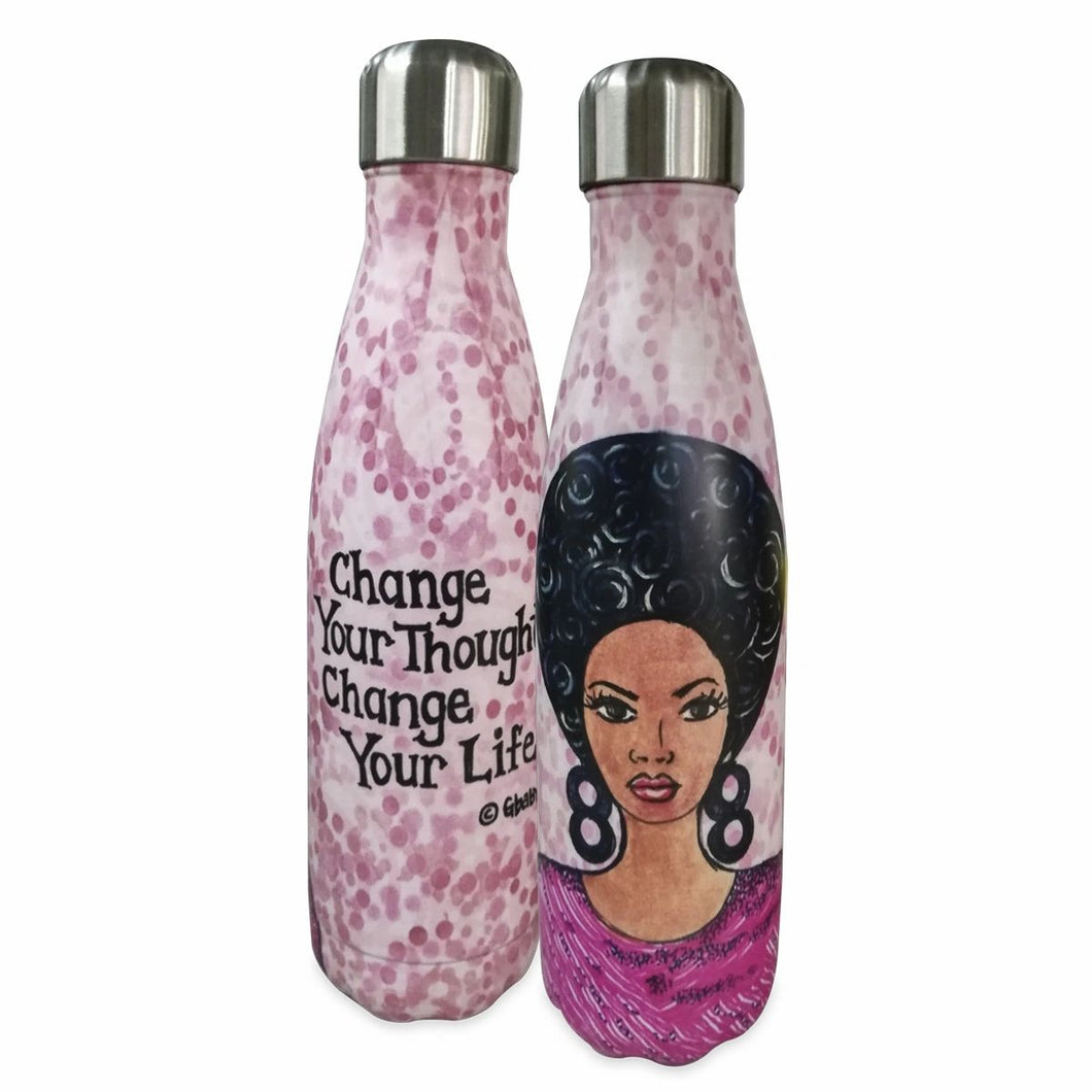 Change Your Thoughts - Change Your Life Stainless Steel Bottle