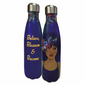 Believe, Blossom & Become Stainless Steel Bottle