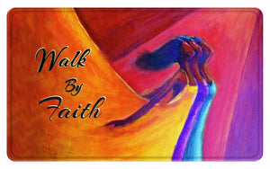 Walk By Faith Memory Foam Bath Mat