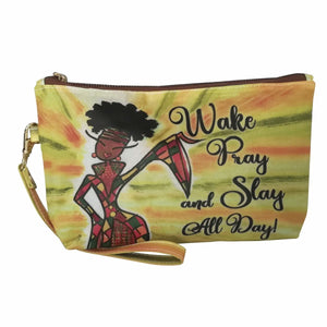 Wake, Pray and Slay Cosmetic Pouch