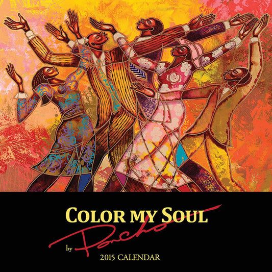Larry "Poncho" Brown is a renowned African American artist celebrated for the artistic rhythm, movement and unity in his work. His unique style combines past and present art stylizations to create a sense of realism, mysticism and beauty that give his art universal appeal. Wall calendar measures 12" x 12" - NEW -