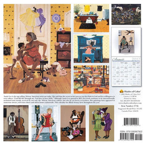 2017 African American Wall Calendar with Genuine Black Art Matching Gift Envelope To Preserve Your Calendar Includes Black History Facts All Year Round