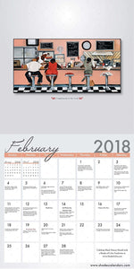 2018 African American Wall Calendar with Genuine Black Art Matching Gift Envelope To Preserve Your Calendar Includes Black History Facts All Year Round