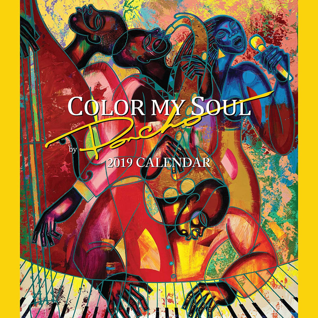 2019 Color My Soul by Larry Poncho Brown Calendar