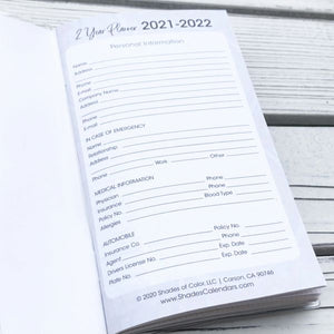 2021-2022 "I Am Authentic" Two Year Planner by Sylvia “Gbaby” Cohen