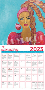 2023 I Am Enough Wall Calendar by Sylvia “Gbaby” Cohen