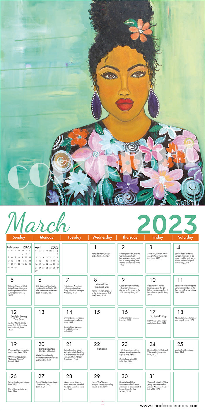 2023 I Am Enough Wall Calendar by Sylvia “Gbaby” Cohen
