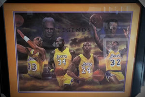 LA Lakers Legends print