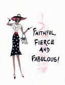 Faithful Fierce and Fabulous Magnet Cidne Wallace