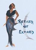 Retired, Not Expired Magnet