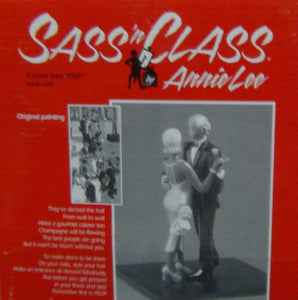 A Scene from RSVP Figurine by Annie Lee couple in fancy dress dancing box