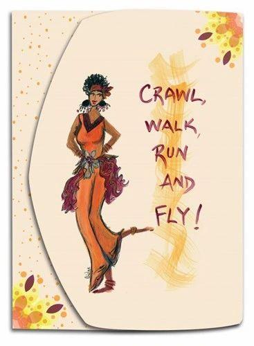 Crawl, Walk, Run and Fly! Stylus Purse Pal