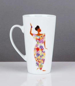 Go Through It, Then Get Over It Mug with art by Cidne Wallace