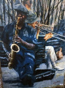 The Blues Blue Blanket Throw