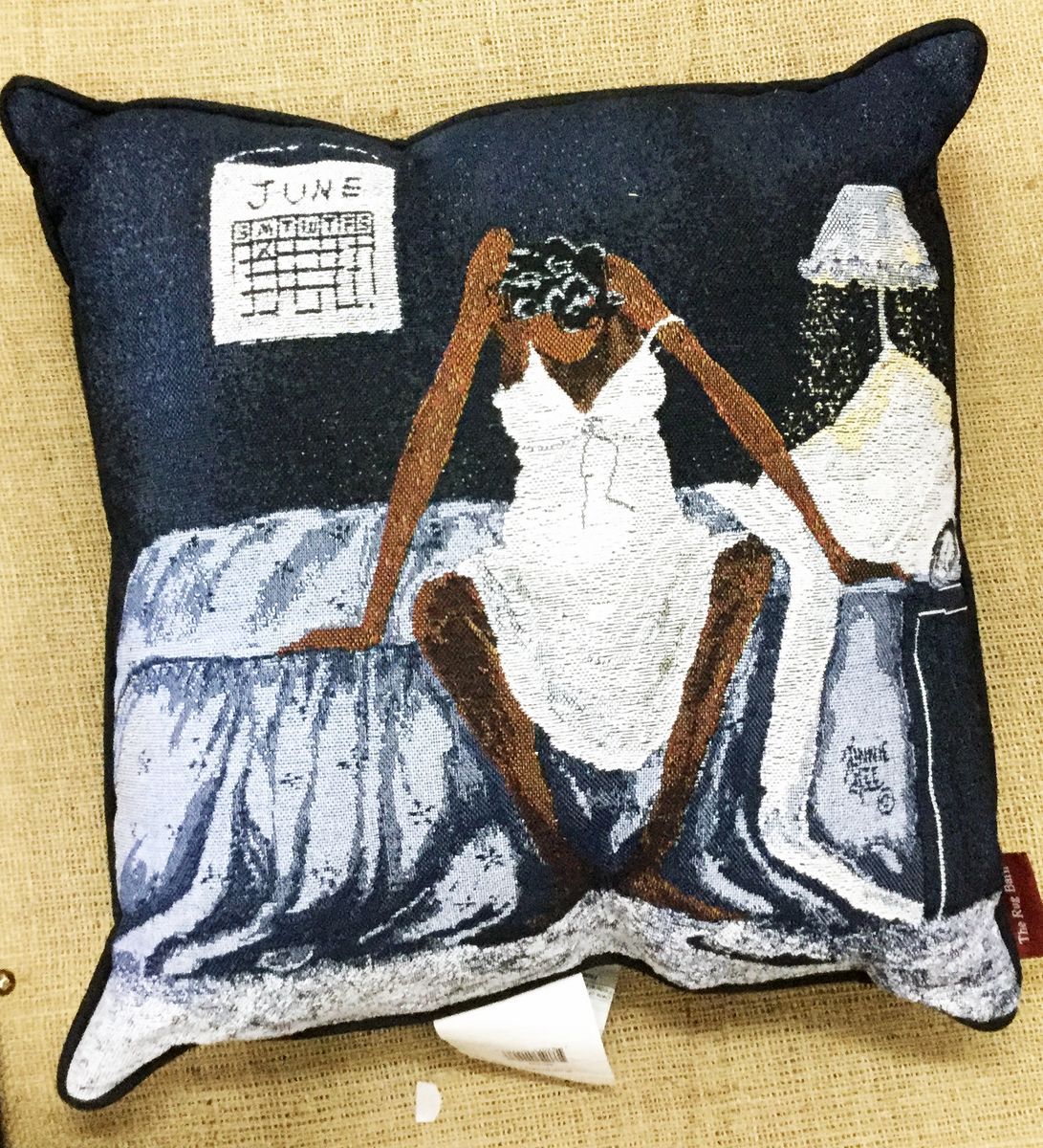 Blue Monday Pillow By Annie Lee