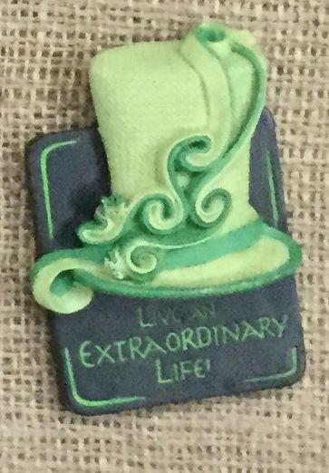 Live An Extraordinary Life Rosebud Magnet