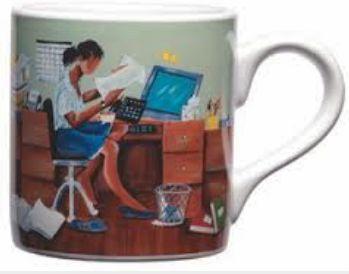 Getting The Job Done Mug with art by Annie Lee