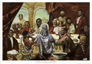 Last Supper print by Cornell Barnes