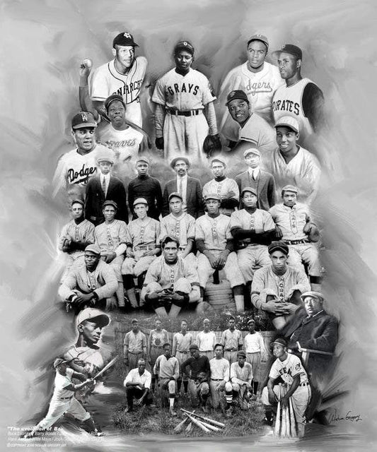 Negro Baseball League print by Wishum Gregory