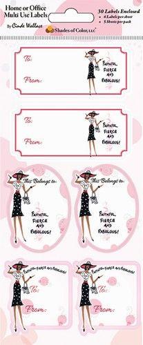 Faithful Fierce and Fabulous Multi Use Labels