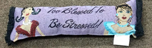 Too Blessed To Be Stressed Pillow 2