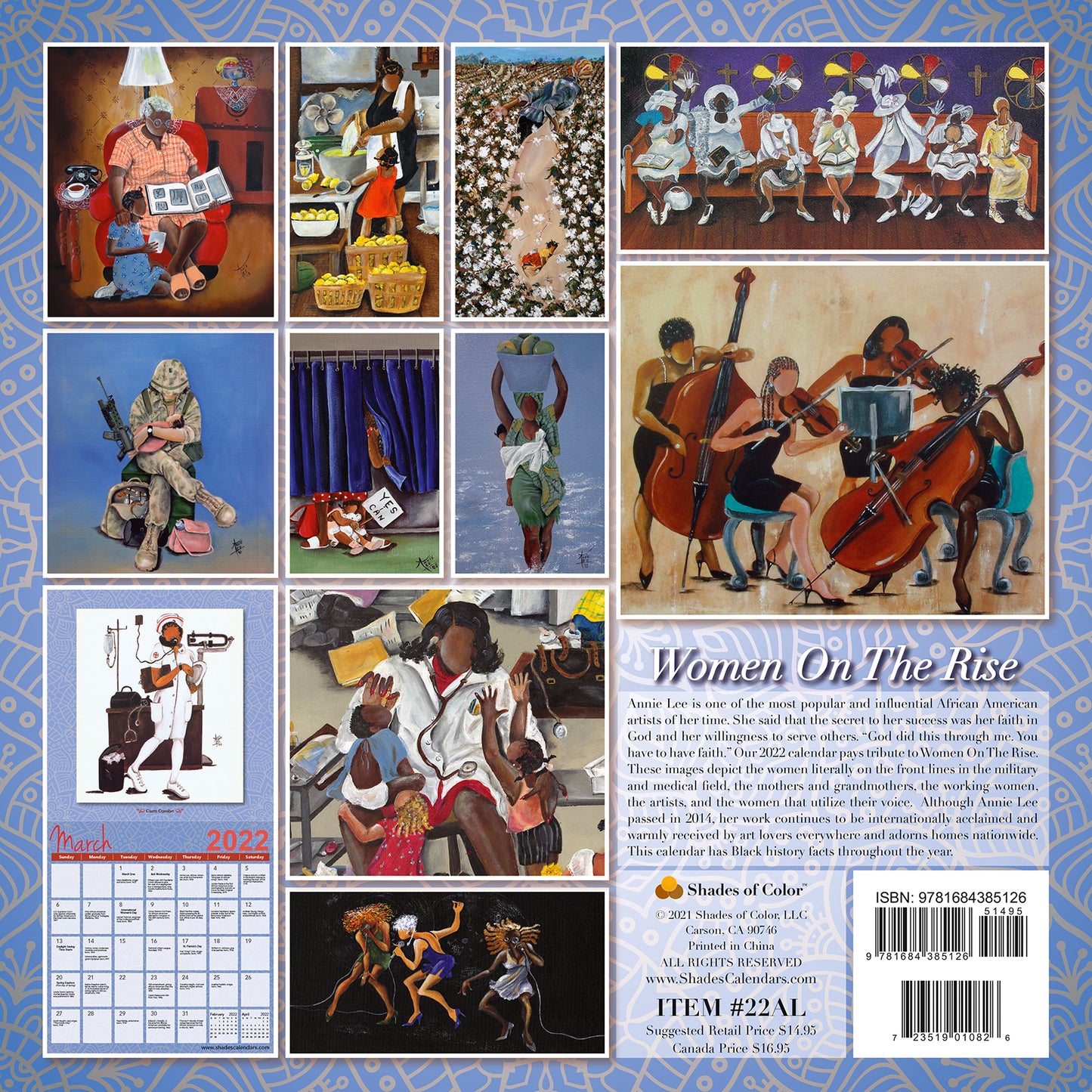 2022 Art of Annie Lee Wall Calendar by Annie Lee
