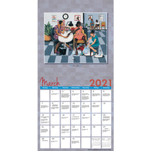 Load image into Gallery viewer, 2021 African American Wall Calendar with Genuine Black Art Matching Gift Envelope To Preserve Your Calendar Includes Black History Facts All Year Round
