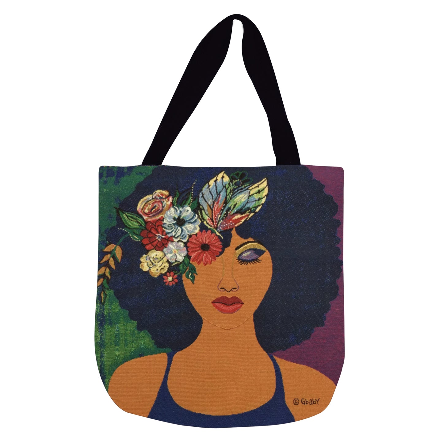 Believe, Blossom & Become Woven Tote front