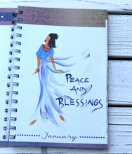 Load image into Gallery viewer, 2022 Blessed and Highly Favored Weekly Inspirational Planner by Cidne Wallace
