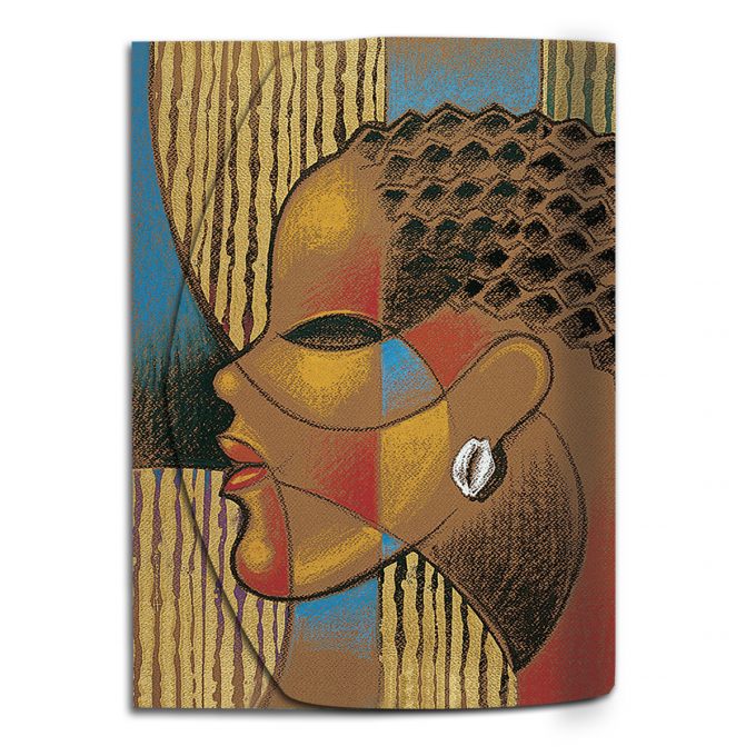 For personal or office use, jot down your thoughts with soulful style! The Composite of a Woman Stylus Purse Pal Featuring art by Larry “Poncho” Brown, is note pad with 100 tear-off sheets.  Enclosed with a purse style case, it comes with a stylus ballpoint pen.  Features a magnetic closure and an expandable inner pocket.  Everyone loves Composite of A Woman. 