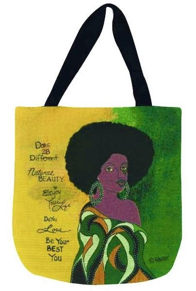 Dare 2 Be Different Woven Tote Bag