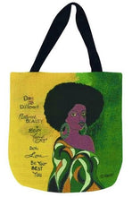 Load image into Gallery viewer, Dare 2 Be Different Woven Tote Bag
