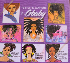 Assorted Boxed Note Cards (1) by Sylvia Gbaby
