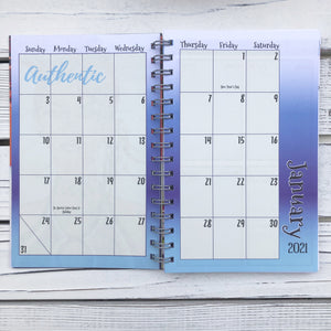 2021 "I AM FREE" 2021 Inspirational Weekly Planner by Sylvia “Gbaby” Cohen