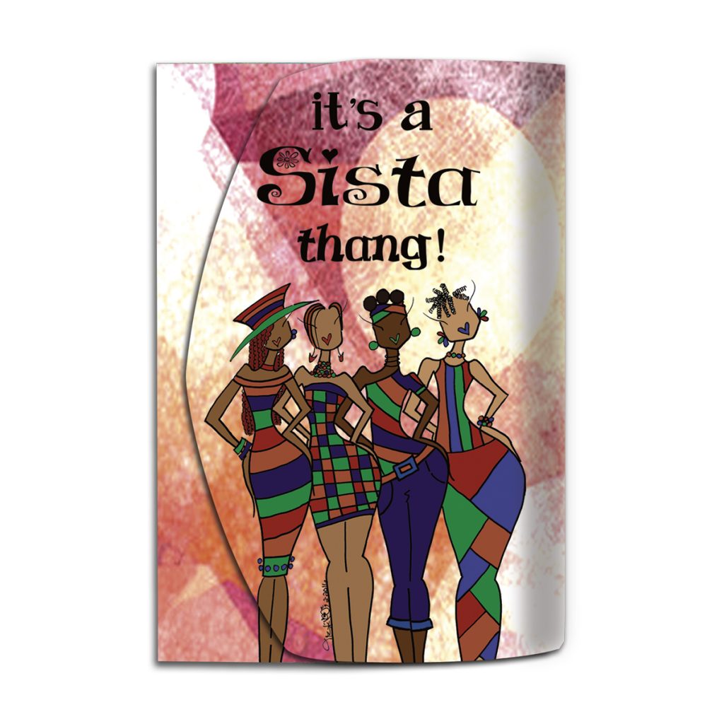 It's A Sista Thang Stylus Purse Pal designed by artist Kiwi McDowell