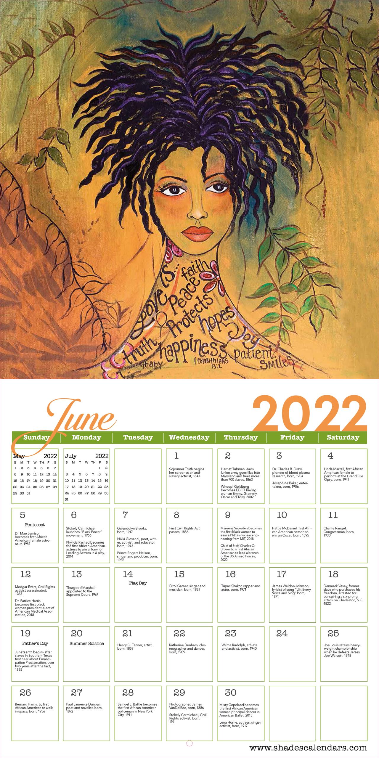 2022 I Am Life Wall Calendar by Sylvia “Gbaby” Cohen