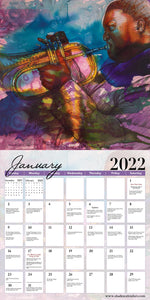 2022 Color My Soul Wall Calendar by Larry Poncho Brown