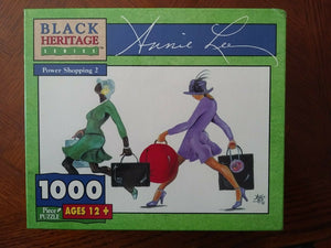 "Power Shopping 1,000 piece Annie Lee. Brand new in factory sealed box, GEEBEE Black Heritage Series.