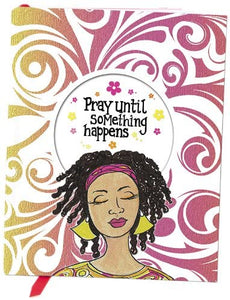 4.125 x 5.375 small journal includes 144 lined pages inside. Great small note book for the purse, car or office. Featuring African American art from renowned artist, Sylvia "GBaby". Perfect for the thinker on the go!