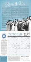 Load image into Gallery viewer, 2017 African American Wall Calendar with Genuine Black Art Matching Gift Envelope To Preserve Your Calendar Includes Black History Facts All Year Round
